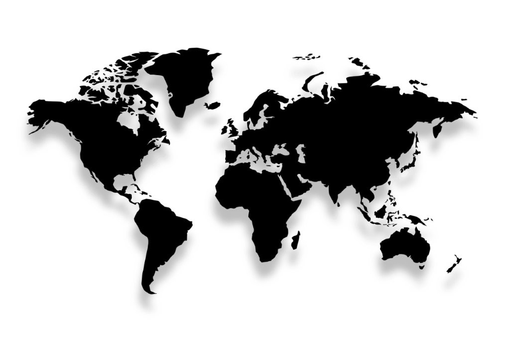 Global coverage map